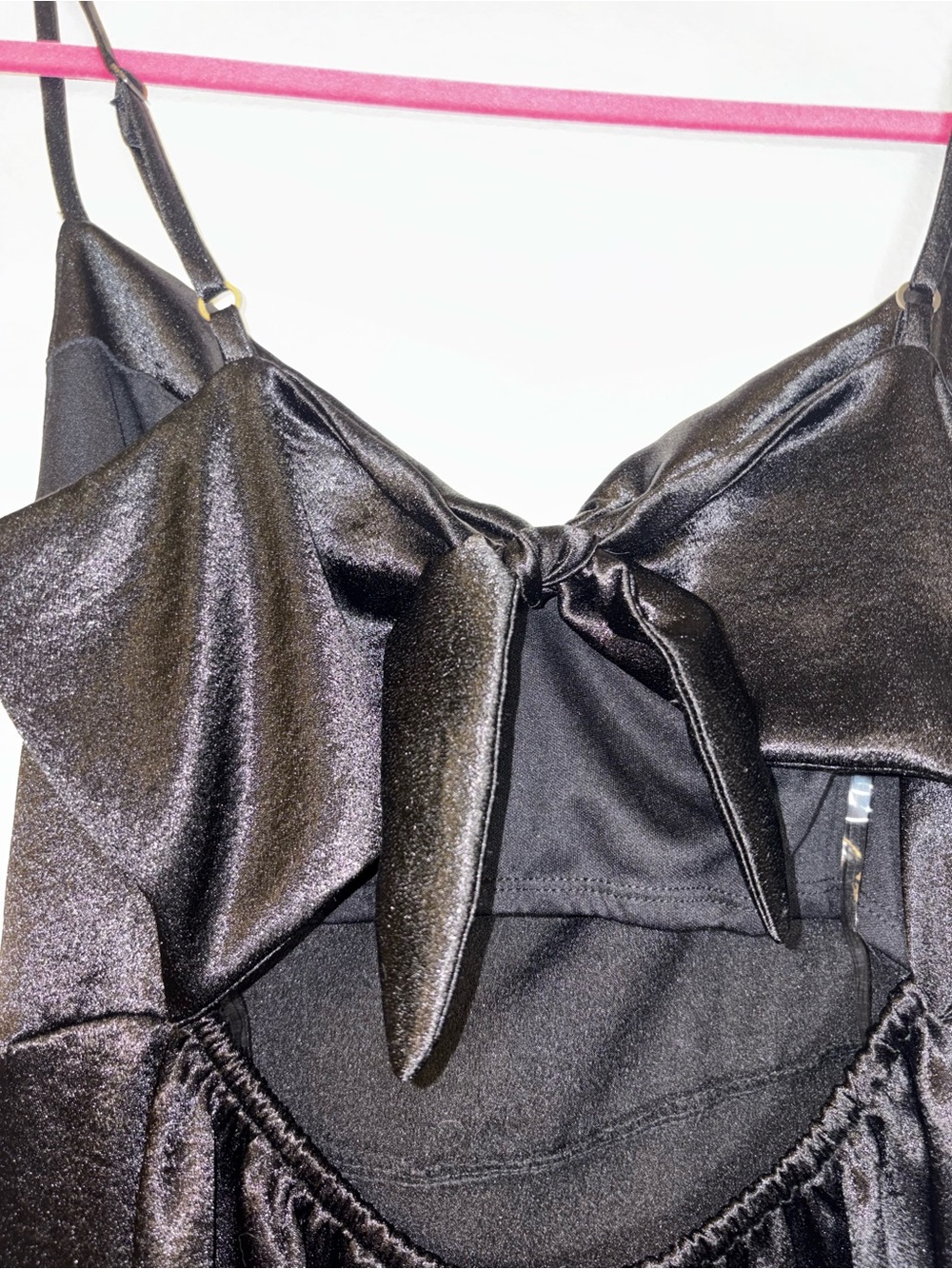 wild fable Black Satin Slip Dress - Picture 6 of 6